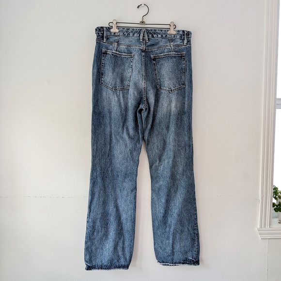 Good American Women's Good 90' Distressed Blue Jeans ~ Size 12/31 - Picture 8 of 13